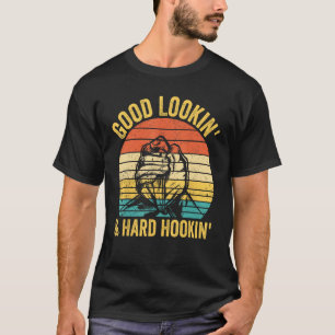 Arm Wrestling Arm Wrestler Good Lookin & Hard Hook T-Shirt
