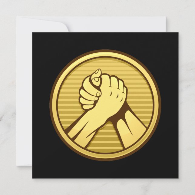 Arm wrestling Gold (Front)