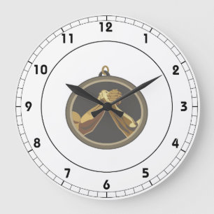Arm Wrestling Medal Large Clock