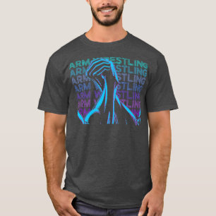 Arm Wrestling Retro Arm Wrestling Gift T-Shirt