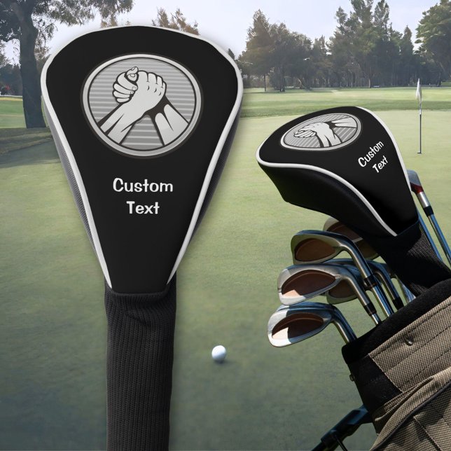 Arm Wrestling Silver Golf Head Cover (Creator Uploaded)