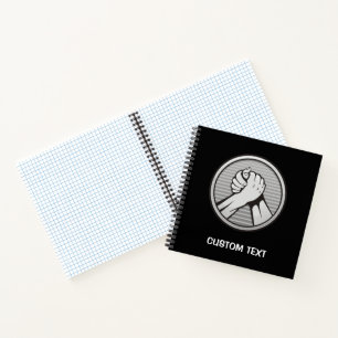 Arm wrestling Silver Notebook