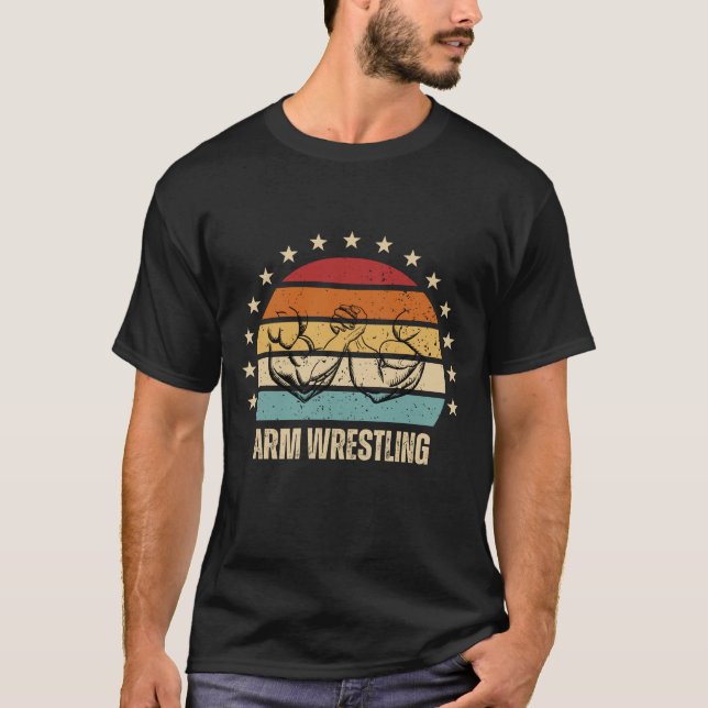 arm wrestling  T-Shirt (Front)