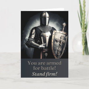 Arm Yourself for Battle Thank You Card