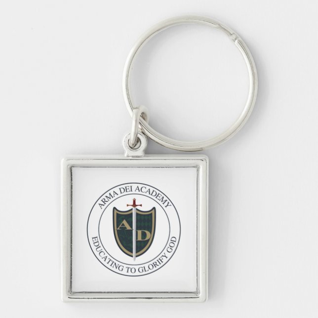 Arma Dei Logo Square Keychain (Front)