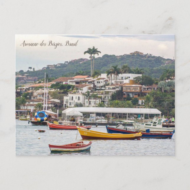 Armação dos Búzios, Brasil Postcard (Front)
