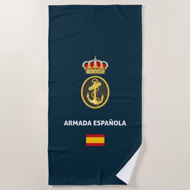 Armada Española passport phone case Beach Towel (Front)
