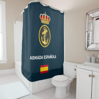 Armada Española passport phone case Shower Curtain