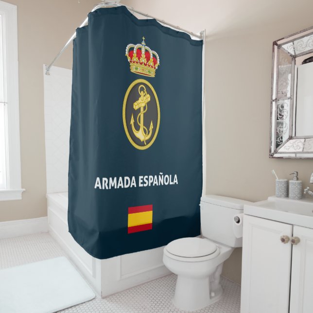 Armada Española passport phone case Shower Curtain (In Situ)