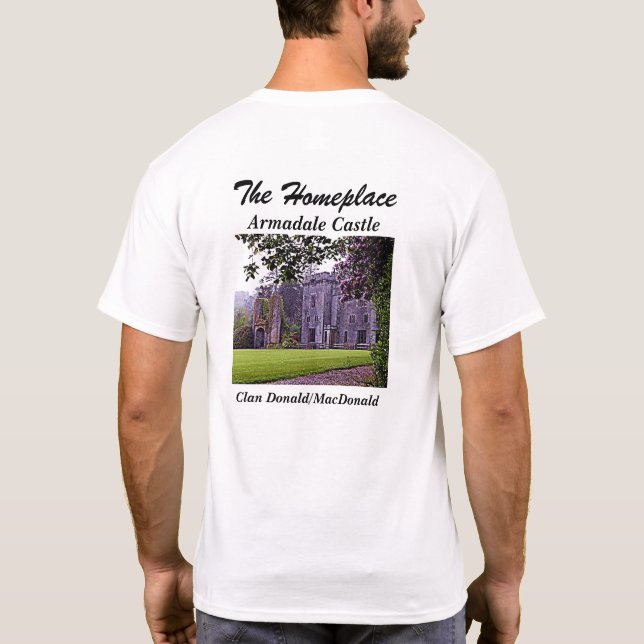Armadale Castle – Clan Donald/MacDonald T-Shirt (Back)