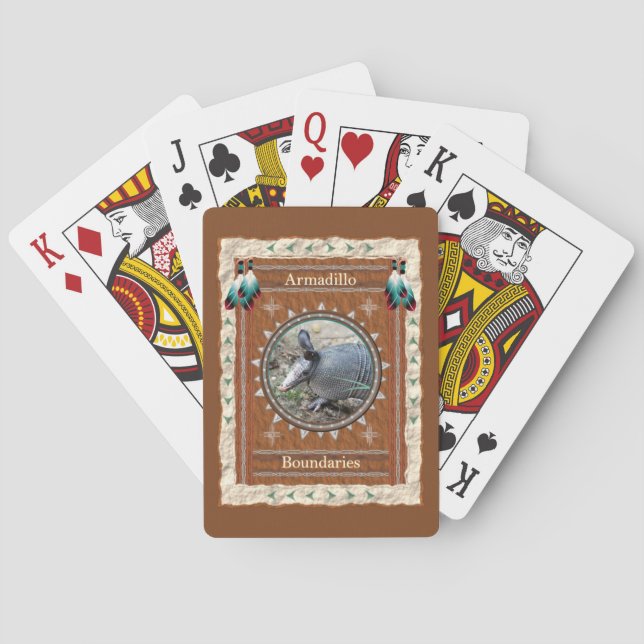Armadillo Boundary Energy Playing Cards (Back)