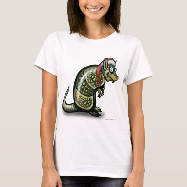 Armadillo Christmas T-Shirt (Front)