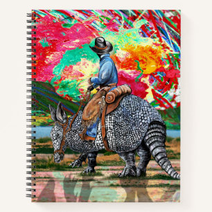 Armadillo Cowboy Notebook