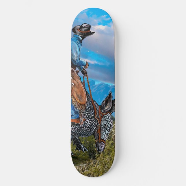 Armadillo Cowboy Skateboard (Front)