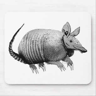Armadillo Cuteness Mouse Mat
