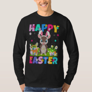 Armadillo Happy Easter Bunny Armadillo Easter Su T-Shirt