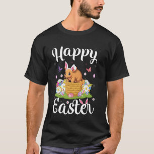 Armadillo Happy Easter Egg Hunt Bunny Ear Armadill T-Shirt