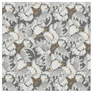 armadillo monochrome charcoal grey cream southwest fabric