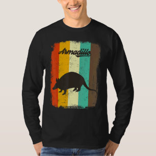 Armadillo Retro 70s Vintage Animal Art T-Shirt