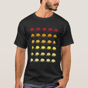 Armadillo Retro Animal Pattern T-Shirt