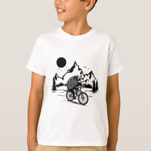 Armadillo Riding Bicycle Vintage Mountain Biking A T-Shirt