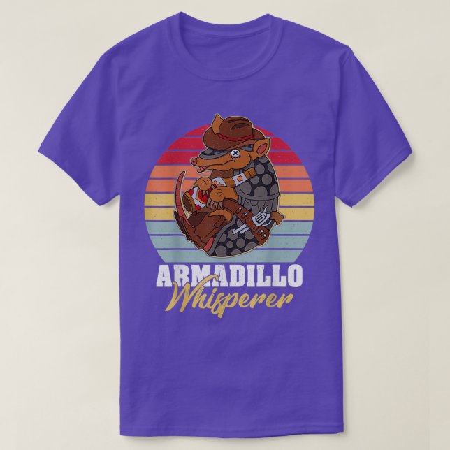 Armadillo South America Cute Biology Biologist T-Shirt (Design Front)
