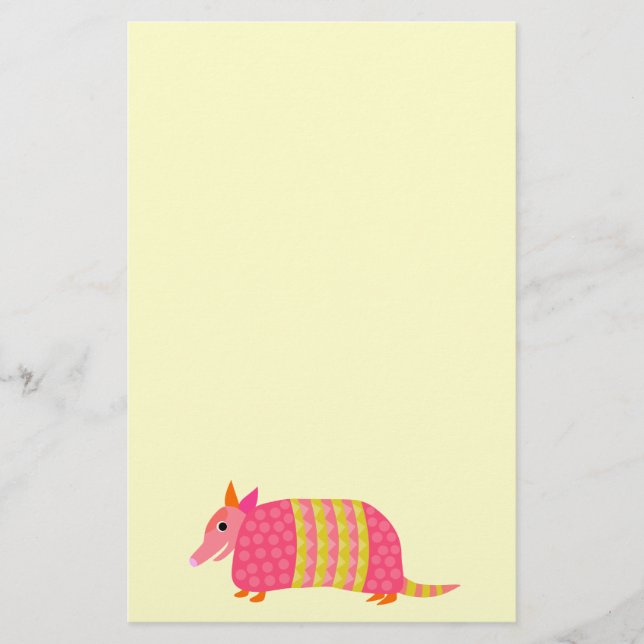 Armadillo Stationery (Front)