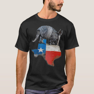 Armadillo Texas State Flag T-Shirt