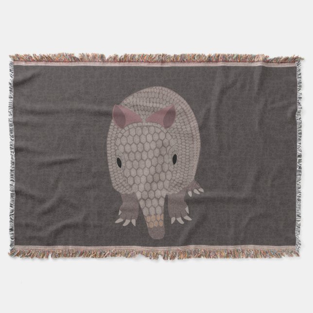 Armadillo Throw Blanket (Front)