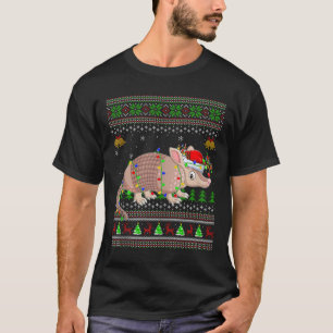 Armadillo Ugly Christmas Sweaters Holiday Santa Cu