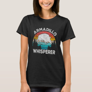 Armadillo Whisperer Armadillo   Armadillo Retro T-Shirt