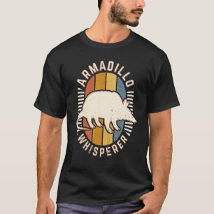 Armadillo Whisperer Vintage Classic Retro Animal L T-Shirt