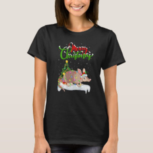 Armadillo Xmas Decorations Santa Armadillo Christ T-Shirt