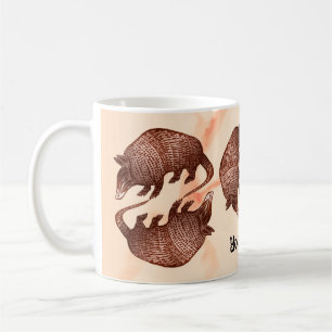 Armadillo Yin Yang Coffee Mug