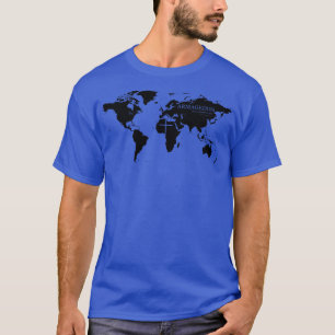 Armagedon World Map Cross T-Shirt