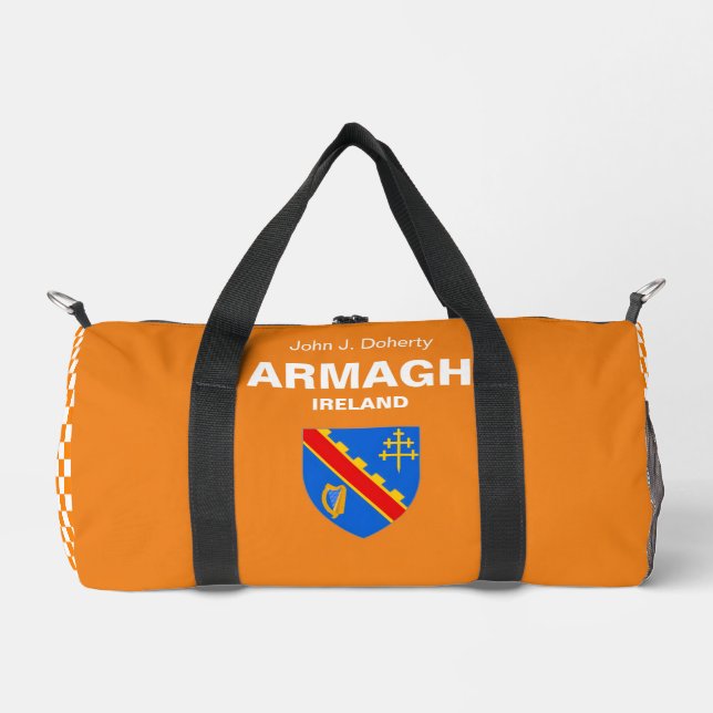 Armagh Ireland - Irish Personalised Duffle Bag (Front)