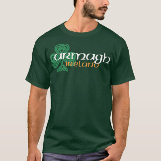 ARMAGH Irish American Celtic Shamrock  T-Shirt