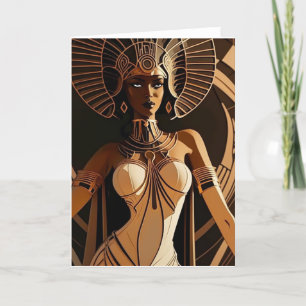 ARMANA QUEEN#4 Folded Thank You Card