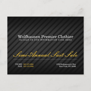 Armani Suit Promo Postcard