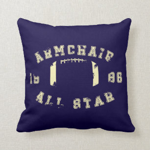 Armchair All Star Football Blue Cushion