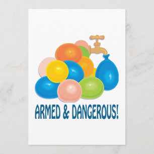 Armed And Dangerous Invitation