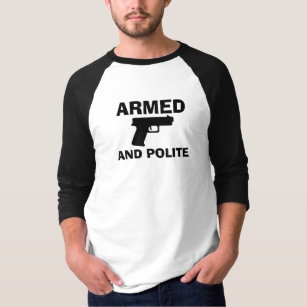 ARMED AND POLITE Men's 3/4 Sleeve T-Shirt