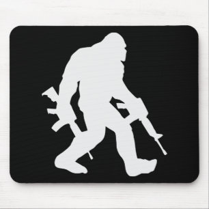 Armed Bigfoot Sasquatch 2nd Amendment 2A # Mouse Mat