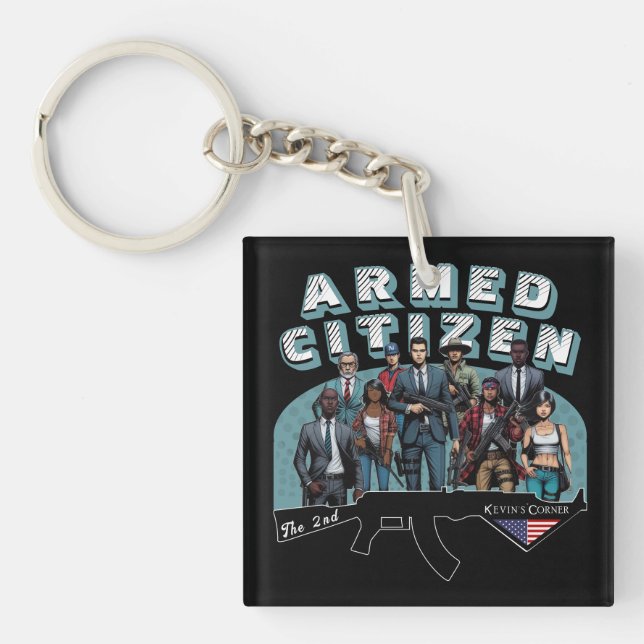 ARMED CITIZEN | The 2nd Key Ring (Front)