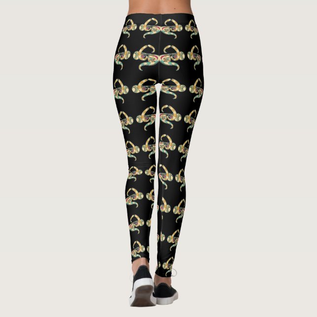 armed eyes leggings (Back)