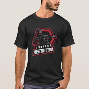Armed Firearms Instructor with a Mask T-Shirt