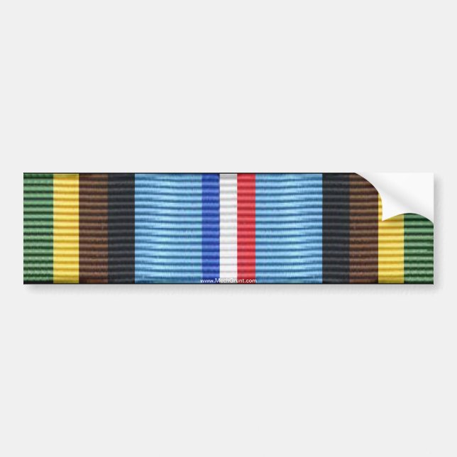 Armed Forces Expeditionary Medal Bumper Sticker (Front)