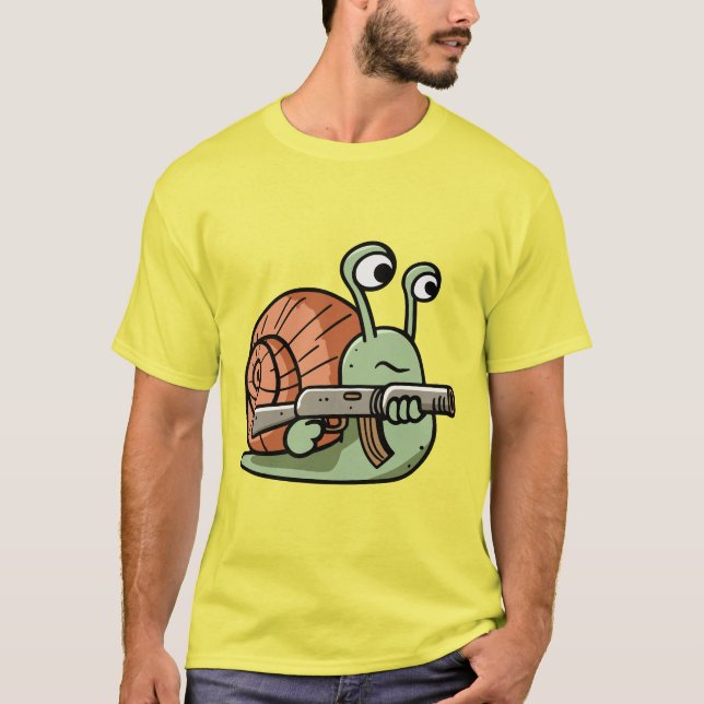 Armed Snail T-Shirt (Front)
