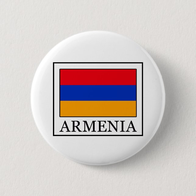 Armenia 6 Cm Round Badge (Front)