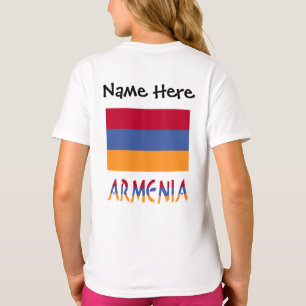 Armenia and Armenian Flag with Your Name T-Shirt